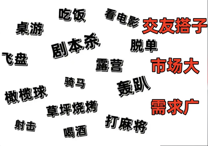 交友搭子项目，引流变现转化收益新玩法，吃饭喝酒逛街玩游戏都需要搭子-知知学社